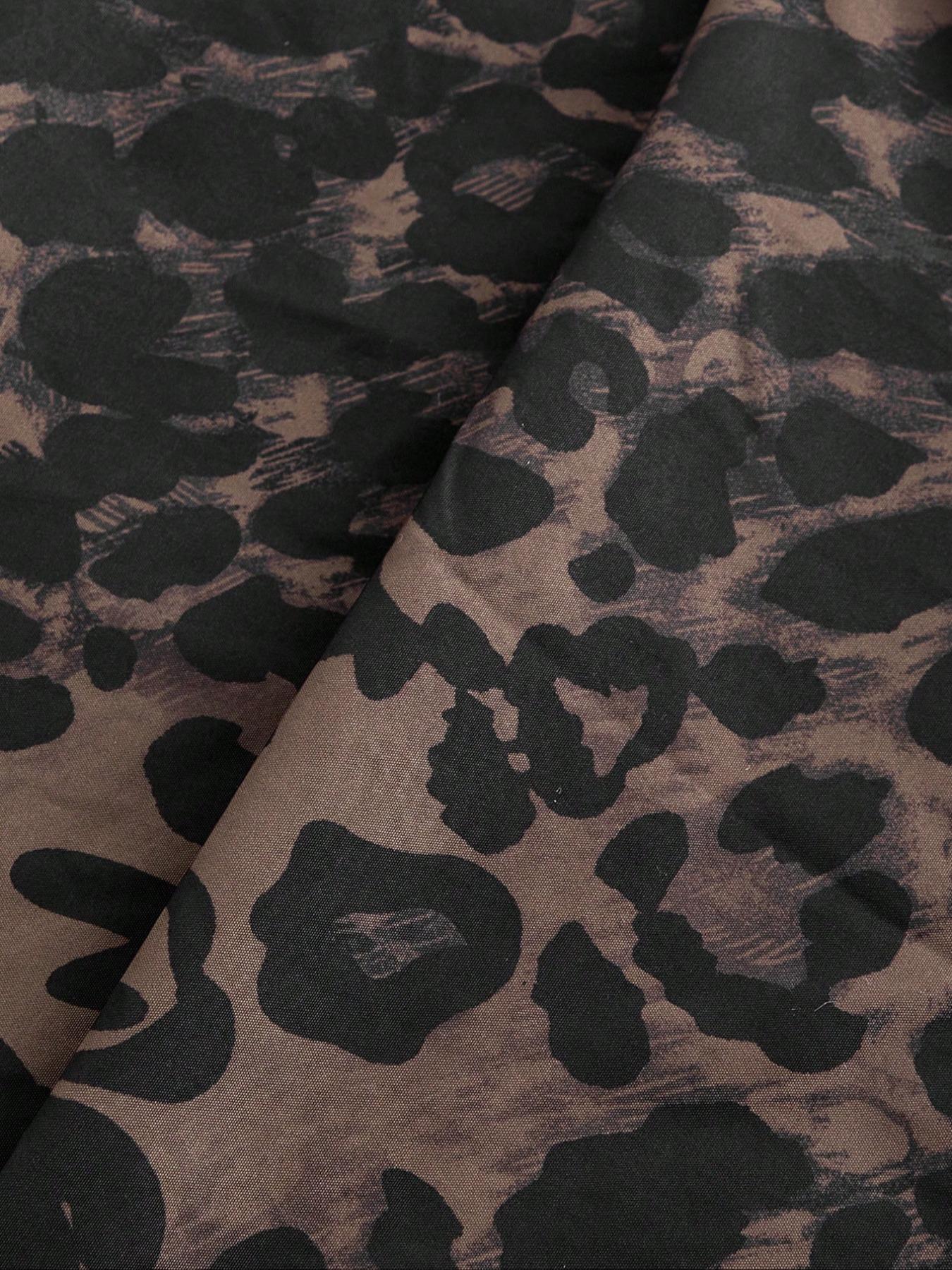 Women's Leopard Print Cargo Pants, Casual Fashion Trousers for Daily Wear, Ladies Bottoms for Summer