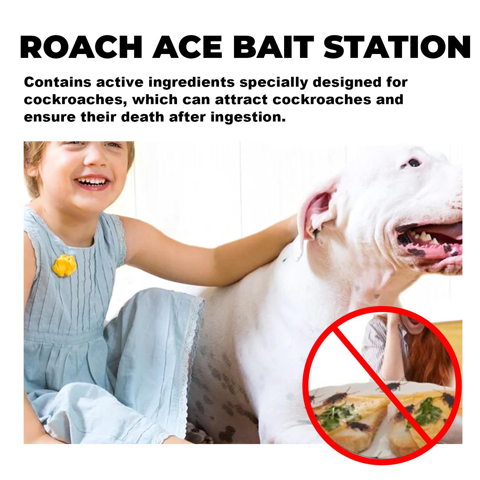 Cockroach bait station, insect repellent, cockroach bait for kitchen and home, cockroach extermination cleaner