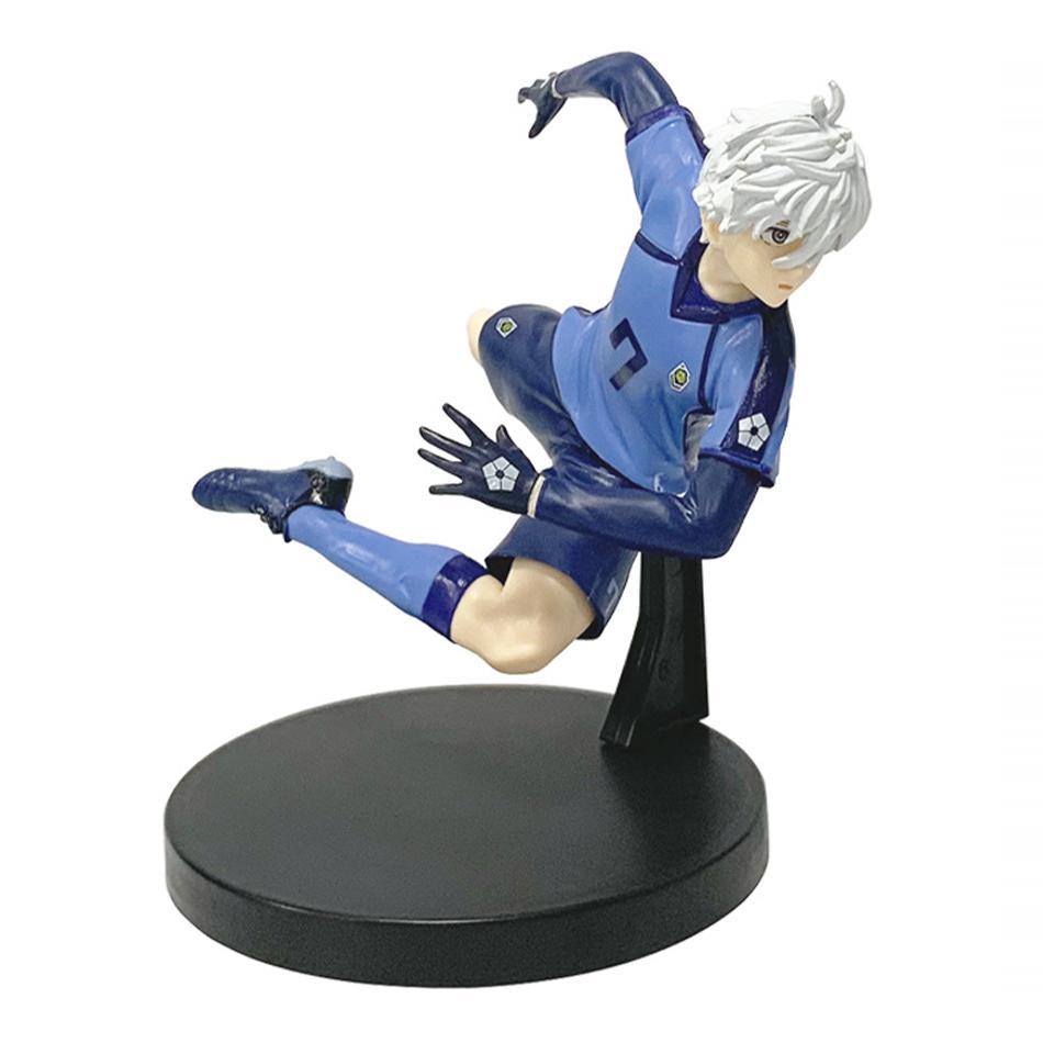 13CM Anime Figure BLUE LOCK Nagi Seishiro Rin Itoshi Action Figures Collection Model Figurine Doll Ornament Children Toy Gift