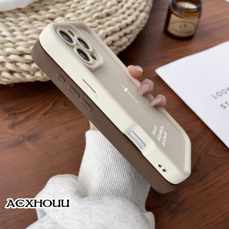 Designed for iPhone 16 E Pro Max 15 Plus 14 13 12 11 XS XR Christ's Cross Rugged Durable Drop-Proof Shockproof Anti-Scratch Case Silicone Smartphone