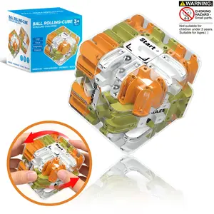 3D Maze Marble Cube Puzzle Toy, Logic Thinking Challenge Game, Ideal Gift for Kids and Adults, Birthday and Holiday Present