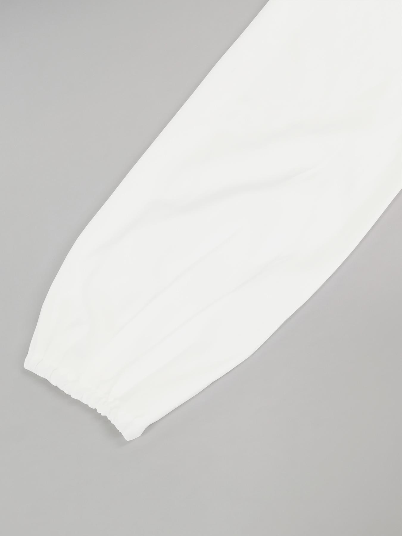 Women's Elegant V Neck Blouse with Ruffles, Loose-Fit Woven Shirt for All Seasons, Plain Pattern Casual Top for Office Wear