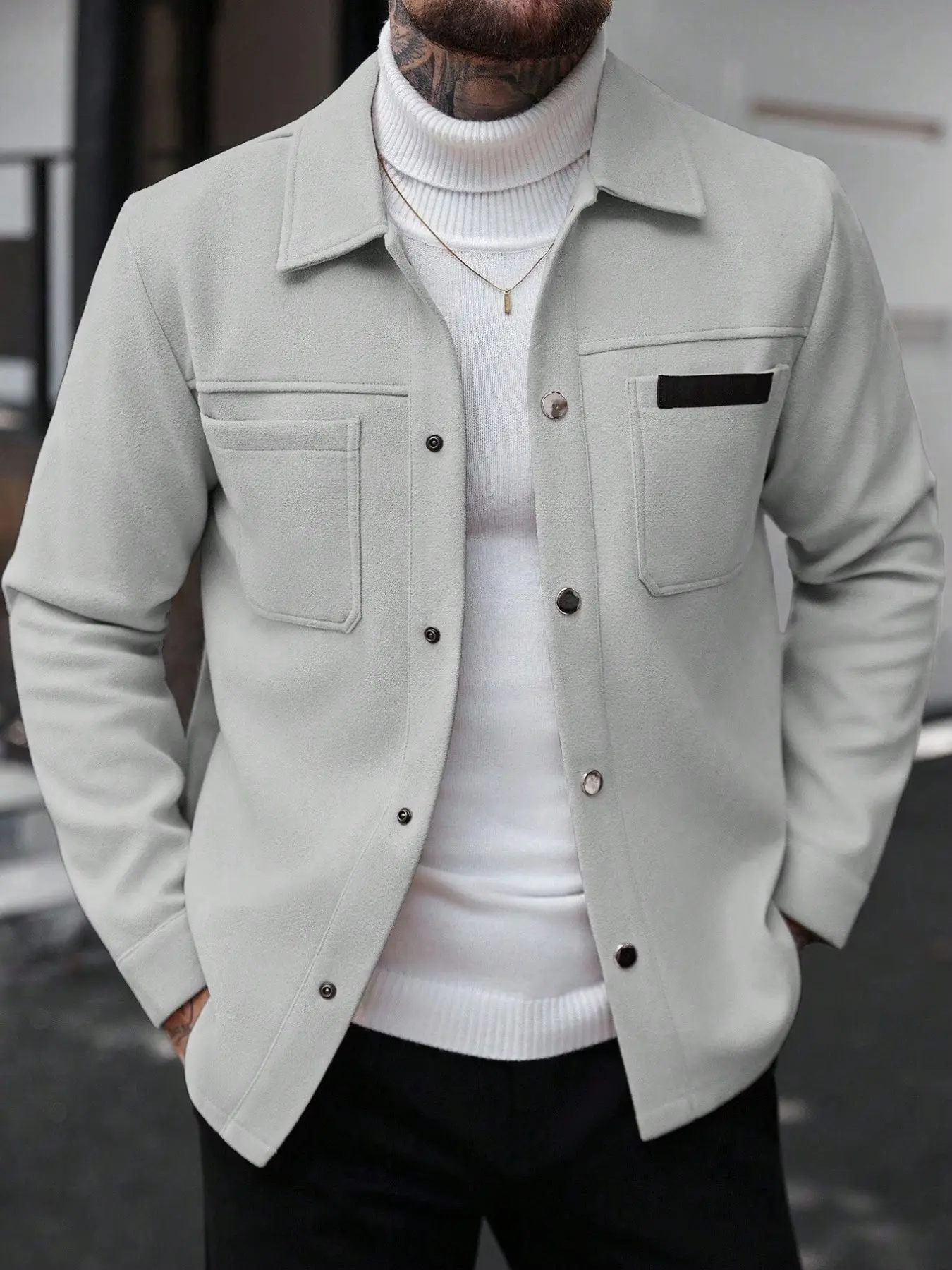 Men's Fashion Casual Trendy Jacket, Stylish Fit Design, Multiple Colors Available, Versatile Everyday Wear, Perfect Gift for Husband and Friends