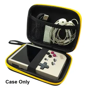 Universal Game Console Carrying Case,Compatible with Anbernic RG35XX RG353V RG353VS,Protective Travel Bag with Accessory Storage