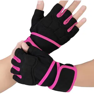 Workout Gloves for Men - Gym Weight Lifting Padded Gloves with Wrist Wrap Support, Full Palm Protection &  Grip Gym Gloves, Exercise,  , Fitness, Pull-up