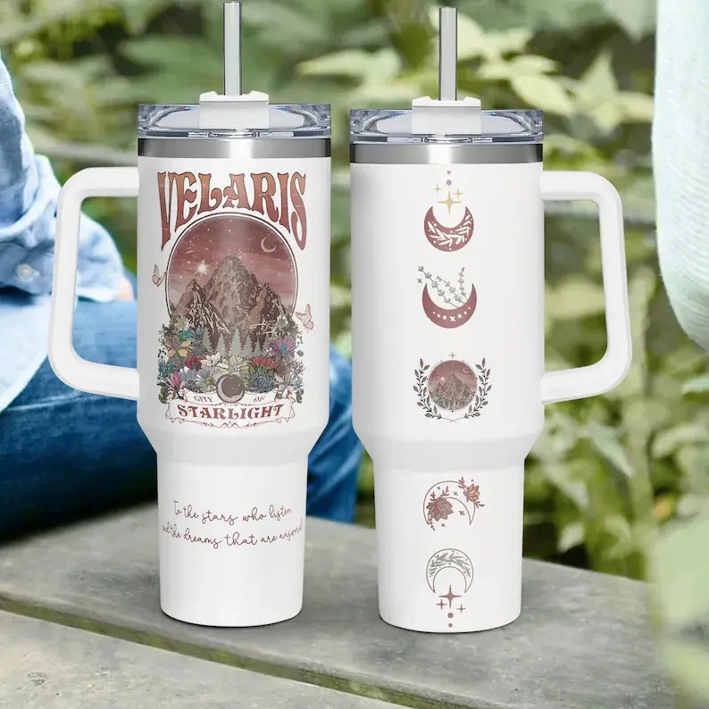 Velaris 40oz Tumbler, Velaris City Of Starlight 40oz Tumbler, The Night Court Cup, SJM 40oz Tumbler, City of Starlight Cup, ACOTAR Tumbler