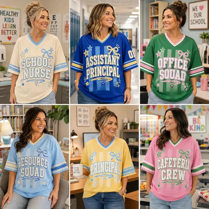 Personalized Assistant Principal Football Jersey, Custom School Spirit Shirt, Back To School Tee #   TikTokMadeMeBuyIt #   TikTokShop #   Back To School Gift #   Teacher Gift