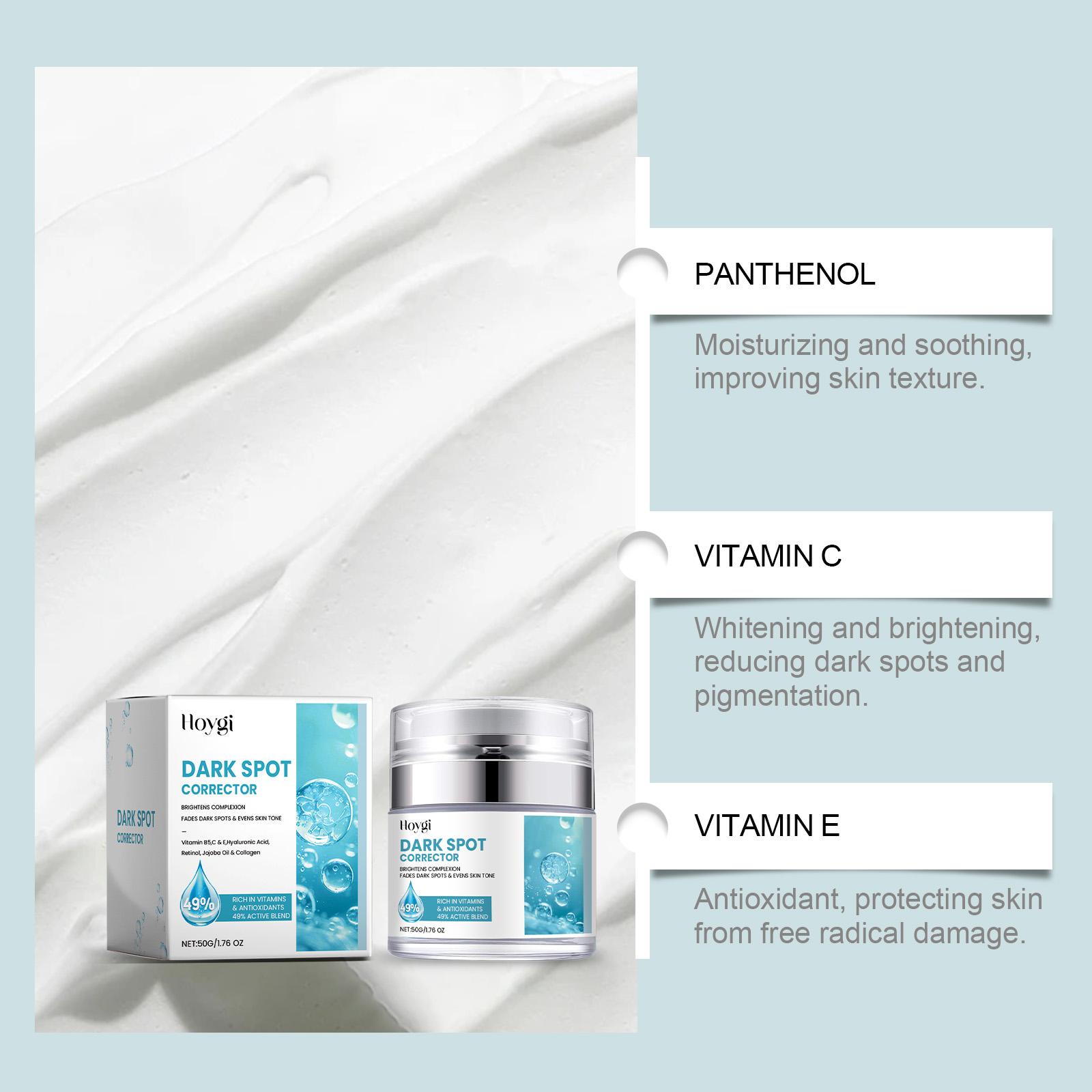Hoygi Facial Repair Cream, Dark Spot Spot Melanin Rejuvenation Brightening and Brightening Skin Repair Cream