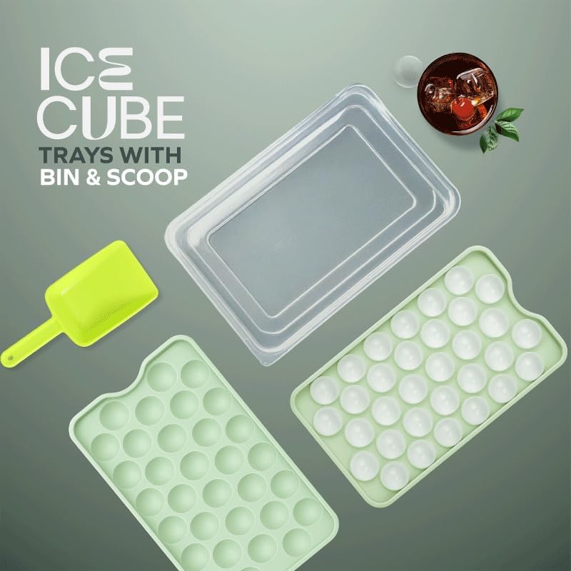 Durable Round Cute Ice Ball Mold  Stackable Plastic Ice Maker for  & Water Bottles   Ice Mold for Perfectly Cool Ice Drinks!