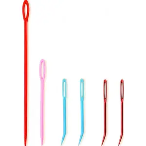 Yarn  Large Eye for Crochet & Knitting - 6 count Tapestry  Set, Bent Tip Steel & Plastic Darning  for Weaving in Ends