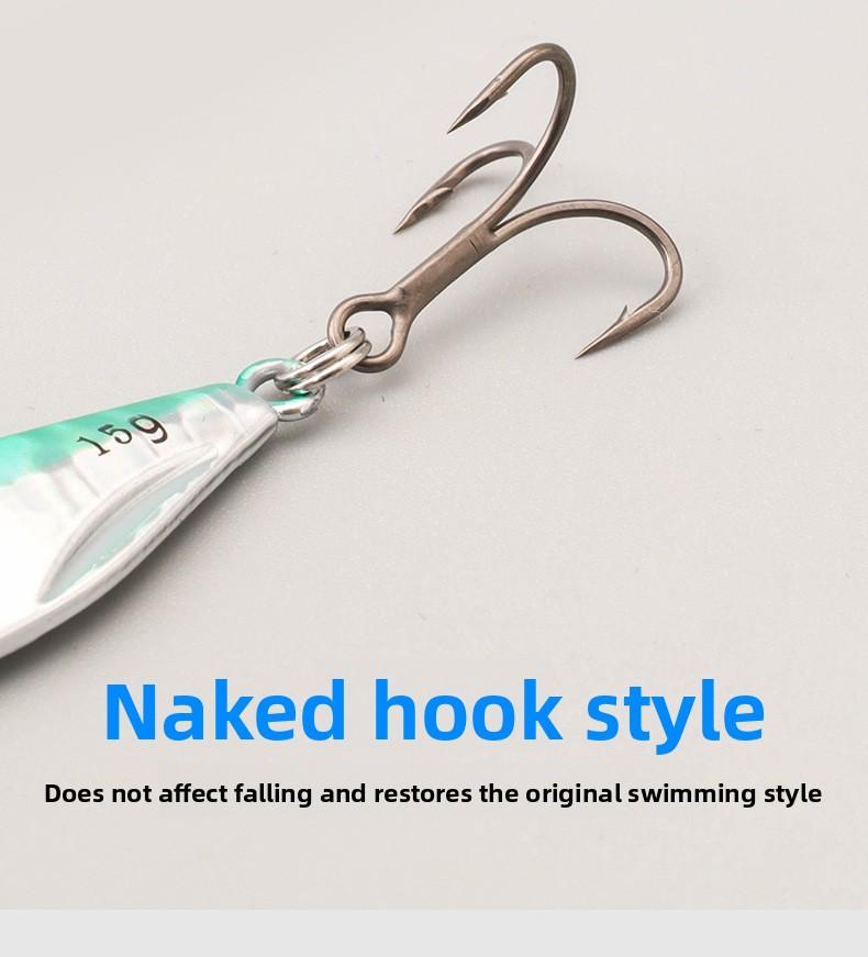 TWM Floating Lure for Fishing 10pcs Metal Jig Lure for Freshwater Saltwater Casting & Trolling Fishing Bait with Sharp Hooks