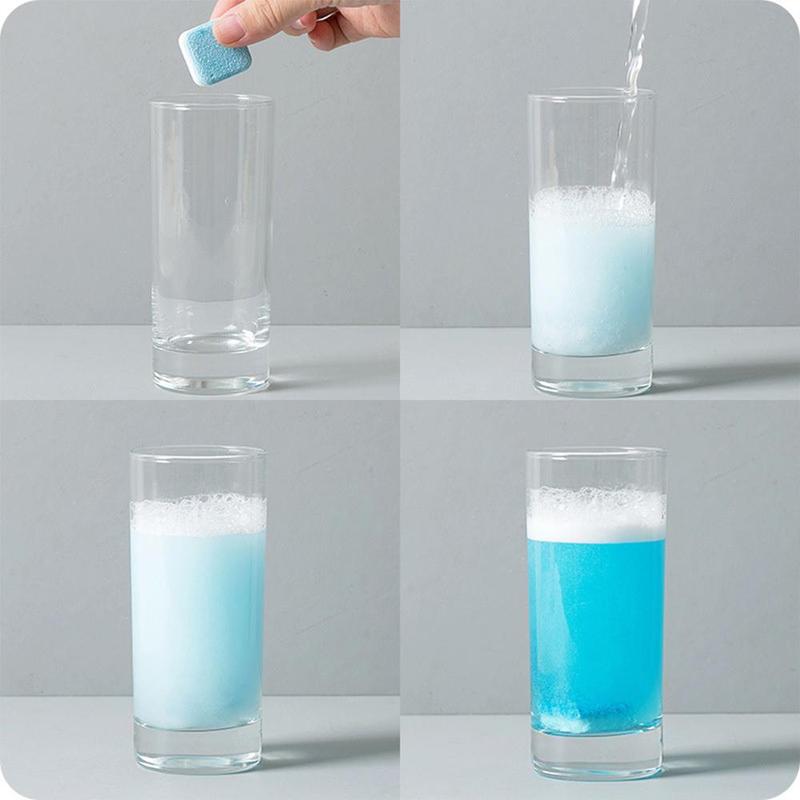 Washing Machine Cleaner Descaler 12pcs/24pcs Deep Cleaning Tablets For  Front Loader & Top Load Washer, Septic Safe Eco-Friendly Deodorizer, Clean Inside Drum And Laundry Tub Seal -12 Month Supply Multifunction Strong Deodorization