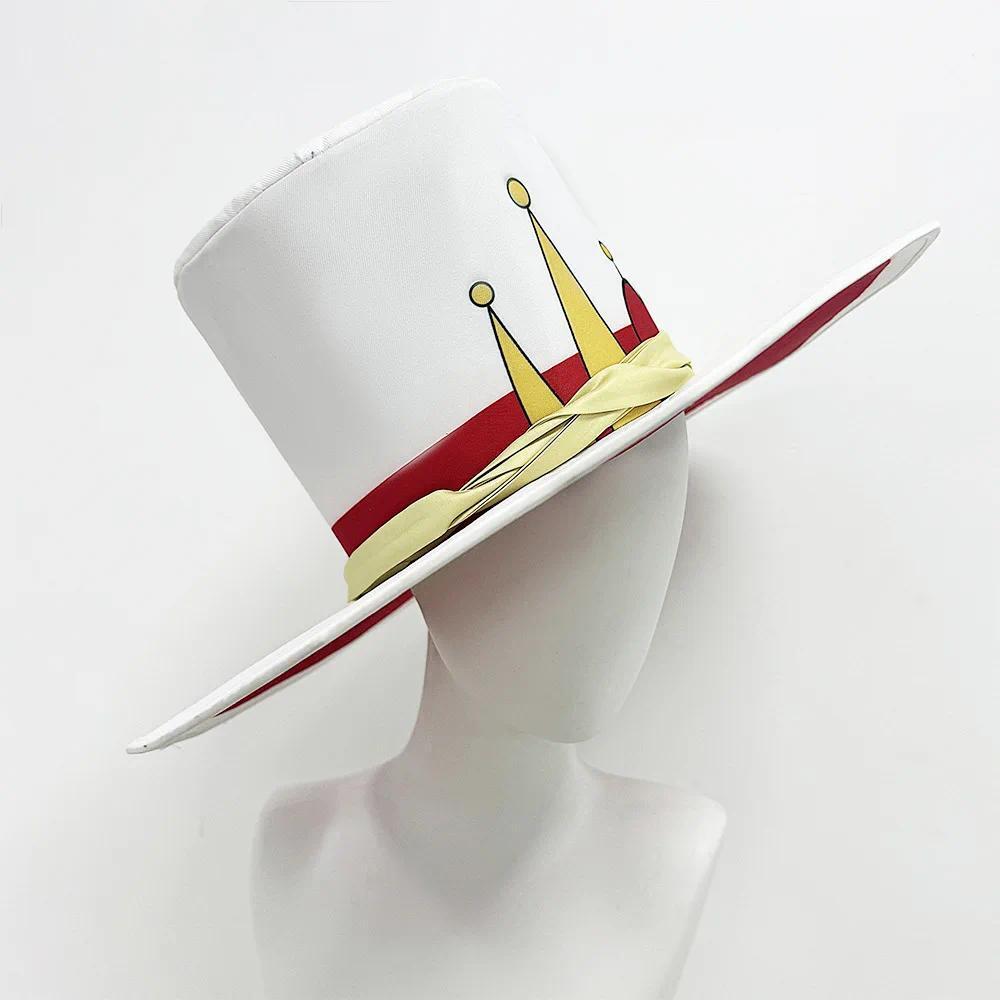 Hazbin Lucifer Cosplay Anime Hotel Morningstar Cosplay Costume Wig Daddy White Suit Devil Hell Halloween Party Adult Men Cos # 1