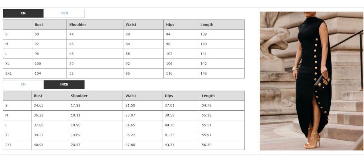 Loose Sleeveless Solid Color Split-side Shawl Collar Maxi Dresses Summer Black