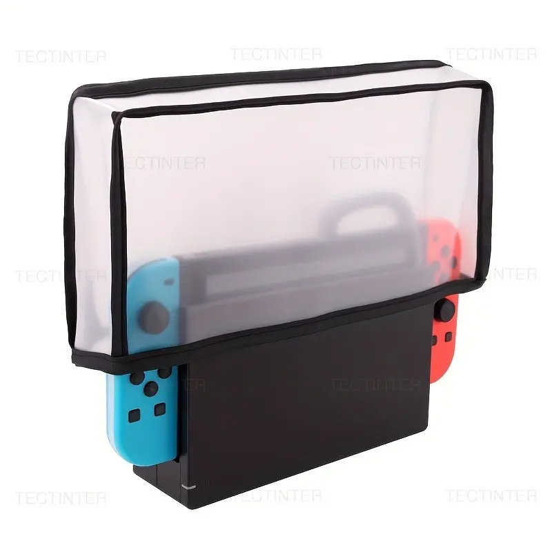 1 Pc Transparent Protective Case for Switch / OLED – Anti-scratch dustproof cover with ergonomic grip. Durable and portable design, perfect gaming accessory for everyday protection and travel use.