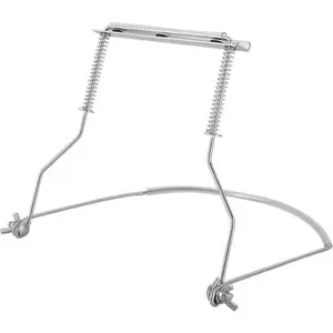 Harmonica Holder, 10 Holes, Stainless Steel, , Hands Free, Adjustable Angle, Ideal for Practicing and Gifting