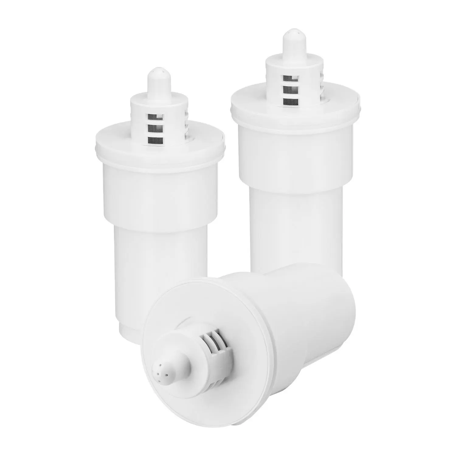 VEVOR Pitcher Water Filter Replacements, 3-pack 5-stage Water Filter for Pitchers and Dispensers, No BPA, Last 3 Months or 40 Gallons, Reduce Limescale, Lead, Chlorine, for Water Filter Pitcher 6216