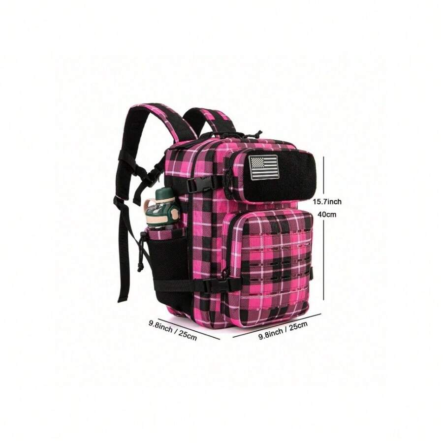 25L Tactical Backpacks for Men Survival Laser Cut Daypack Small Bug Out Bag Hunting Rucksack with Dual Cup Holders multifunctional backpack USB Charging Women's Travel Backpack USB Charging Women's Travel Backpack