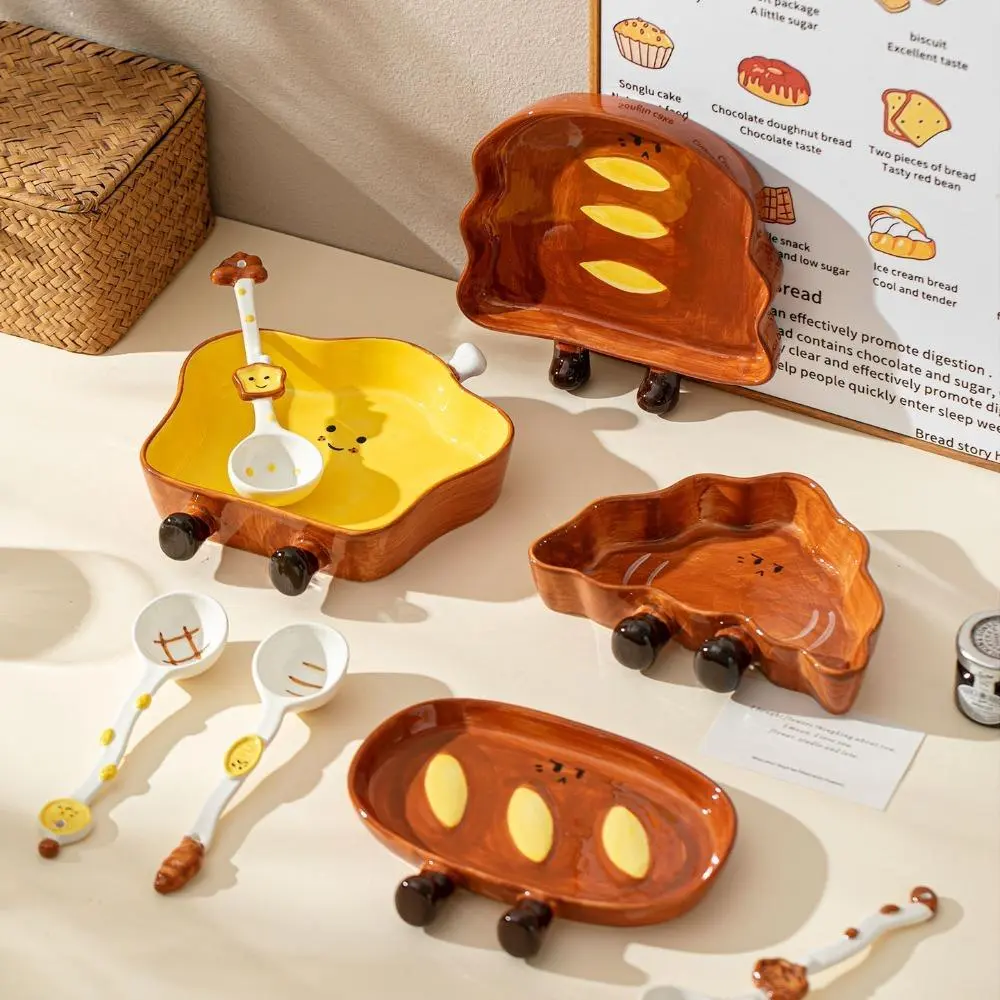 Bread-Shaped Serving Plate - Stylish, Eye-Catching Decorative Food Tableware, Versatile Tray for Daily Meals, Fruits, Baguette (Sports & Outdoor Accessories Companion)