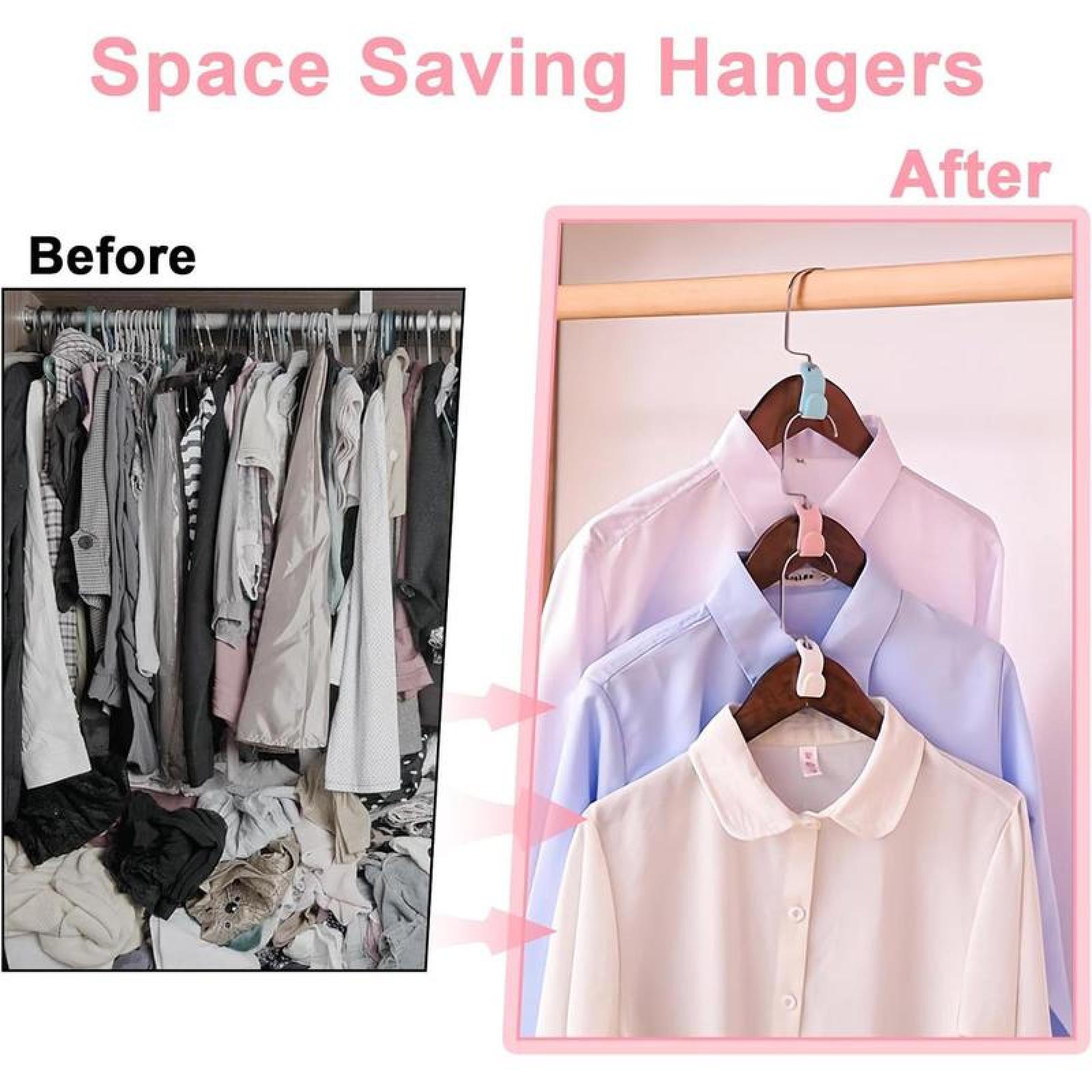 Hanger Connector Hooks,30/100 Counts Set Space Saving Clothes Hanger Extender Hooks,Multicolor Closet Organizer Hanger Clips.SENSIOHOME. Hanger Connector Hooks,30/100 Counts Set Space Saving Clothes Hanger Extender Hooks,Multicolor Closet Organizer Hanger Clips.SENSIOHOME.