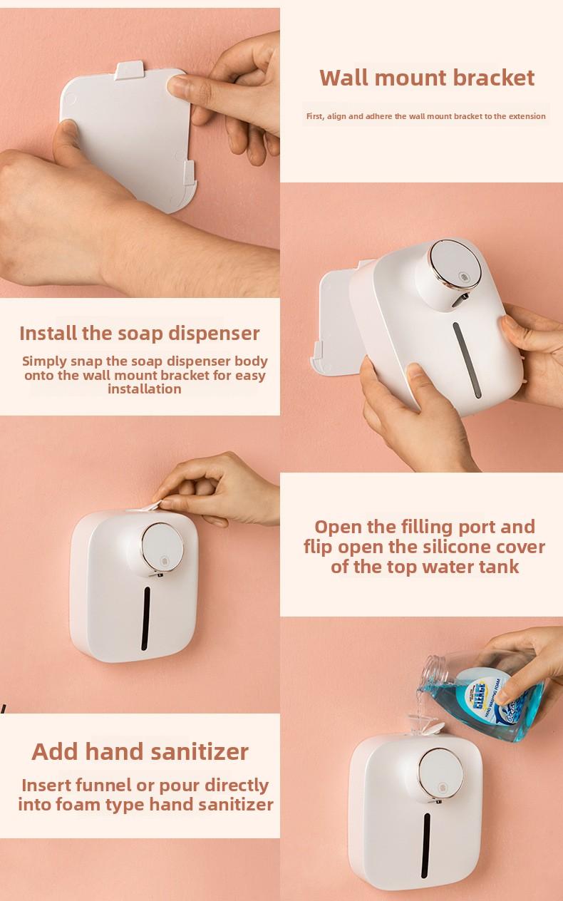 Automatic hand sanitizer machine, intelligent sensor hand sanitizer dispenser, household wall-mounted soap dispenser, foam hand washing machine