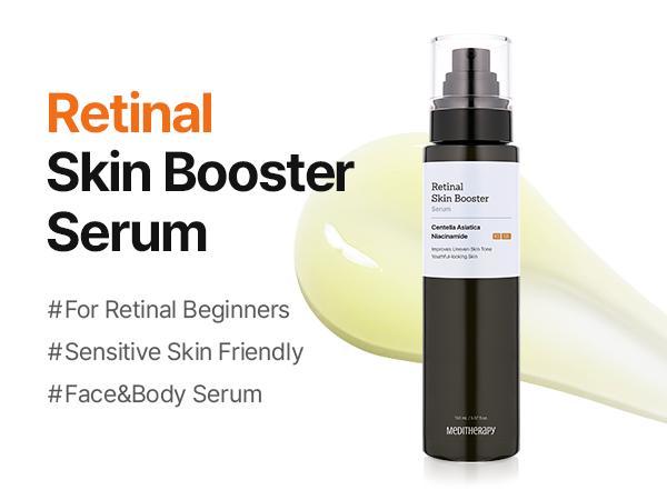 Glow-Tox Retinal Serum 150ml | 3x larger bottle for Face & Body – Even Tone, Pores, Dark Spots – Gentle, Non-Irritating, Vegan | MEDITHERAPY