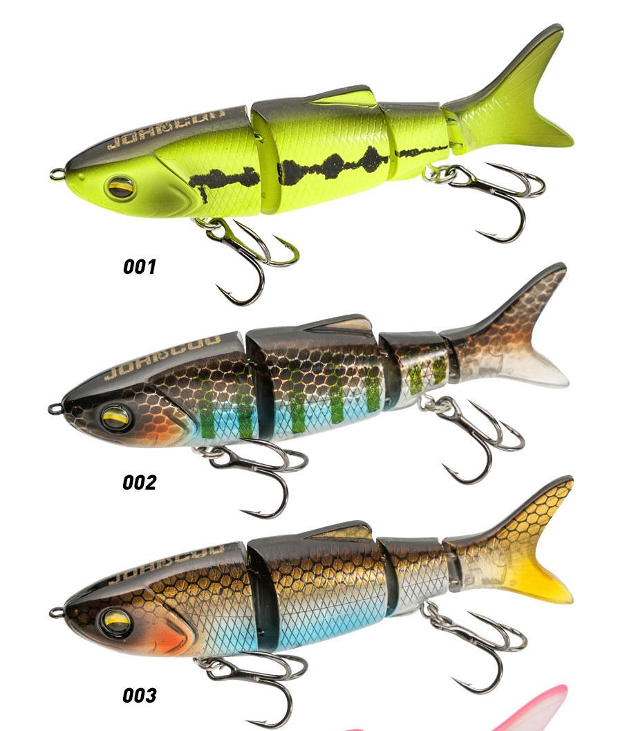 New cross-border model 9cm/12g sinking multi-section artificial fish bait for bass, snakehead, blackfish, military fish, multi-section minnow