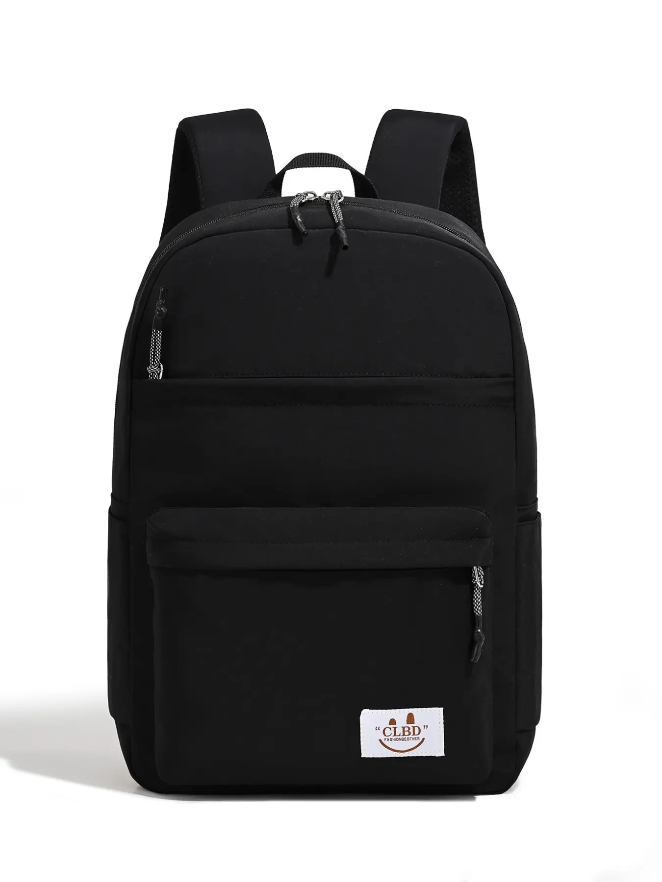 Minimalist Solid Color Backpack, Japanese Style Casual Waterproof Laptop Bag, Multi-Compartment Travel Backpack for Commute and School