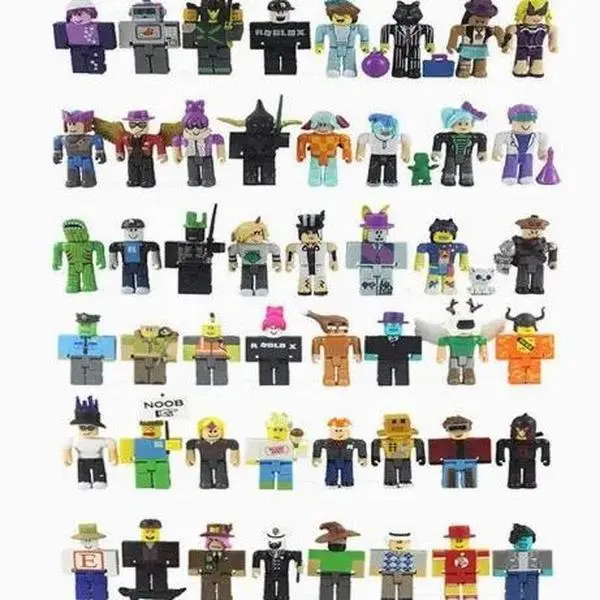 Roblox 24-pack Game Roblox Figurines Cartoon Peripheral Toys Handmade Cartoon Figure Dolls for Kids - Decorative Toy Collection