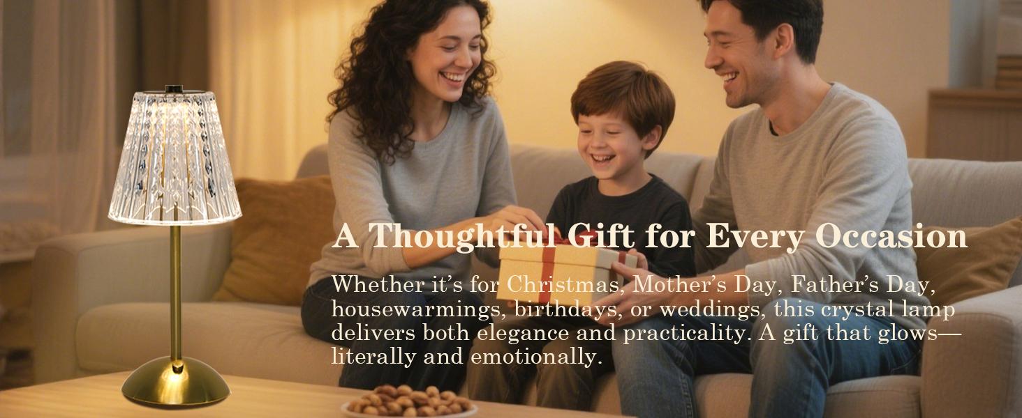 2 Pack Crystal Table Lamp, 5000mAh Rechargeable Battery Lamp with Touch Control, 3 Color Temperatures, Dimmable Brightness, Matte Aluminum Light for Bedroom/Bar/Kitchen/Outdoor, Home Décor