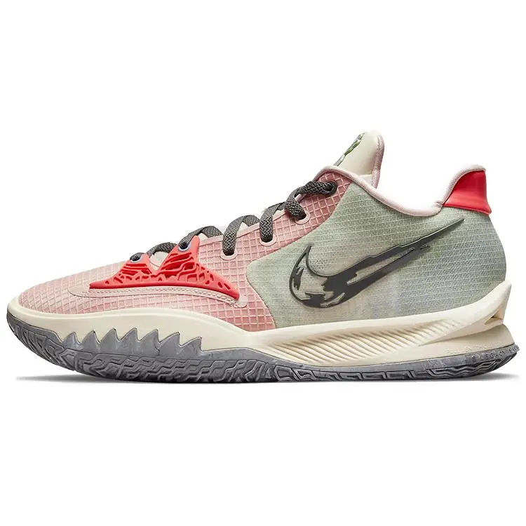 Nike Kyrie Low 4 EP Coral Orange Low-Top Basketball Shoes for Men and Women Verifiable, with credentials and supporting global authentication