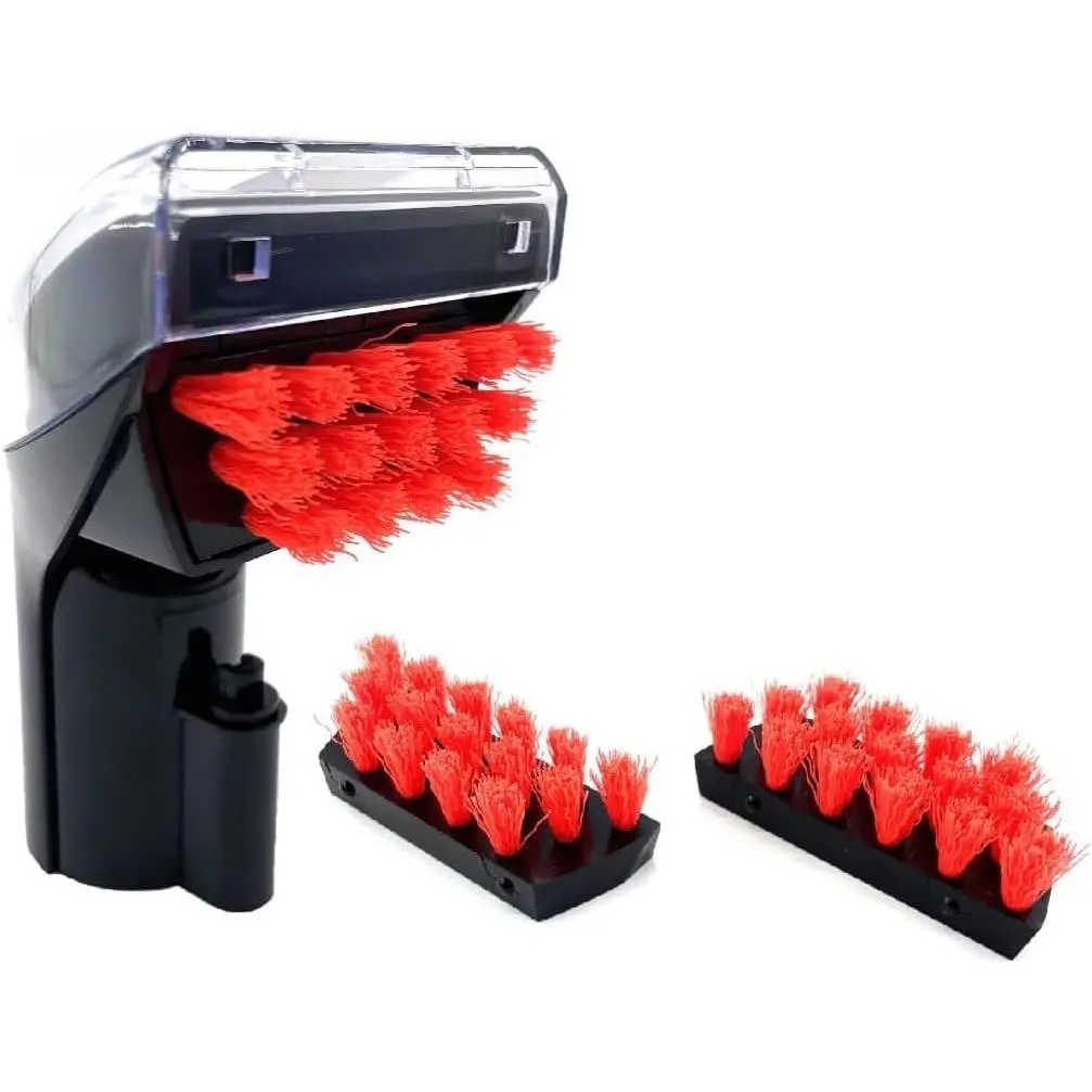 1400B 3in Little Green Machine Brush   Compatible For  4075 3353 3194 2458 3588F 1986 1425 Multi-Purpose Portable Tough Stain Brush Tool Attachments Black (1+2)Pack