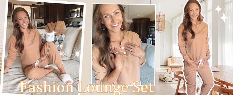 WIHOLL Two Piece Outfits for Women Lounge Sets Button Down Sweatshirt Sweatpants Sweatsuits Set with Pockets WIHOLL Two Piece Outfits for Women Lounge Sets Button Down Sweatshirt Sweatpants Sweatsuits Set with Pockets