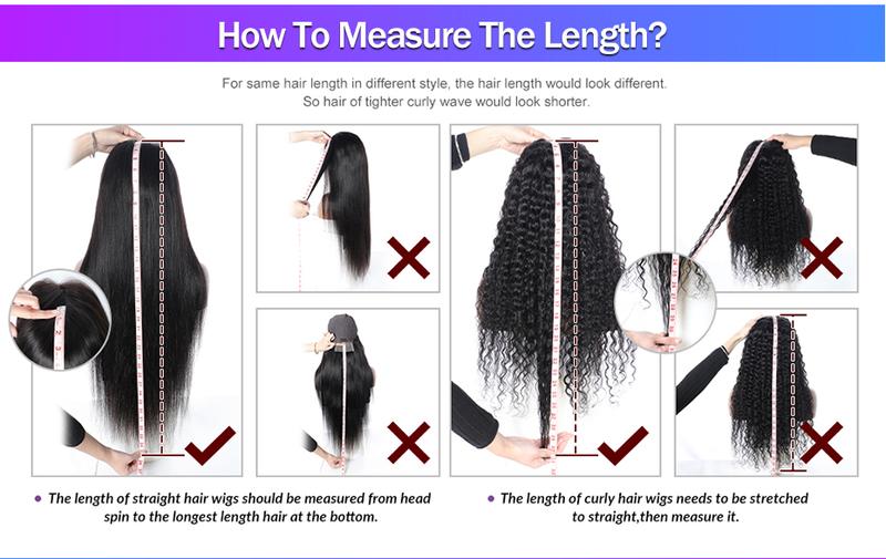 Bling Hair Kinky Curly 13x6 13x4 Lace Front Wigs Human Hair 180% Density Curly Human Hair Wig for Women Natural Black HD Transparent Lace Frontal Wigs Human Hair Pre Plucked with Baby Hair