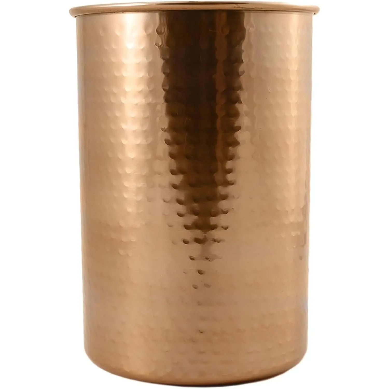 Copper Coated Kitchen Utensil Holder / 7-Inch Tool , Store  Your Wooden Spoons, Spatulas, &