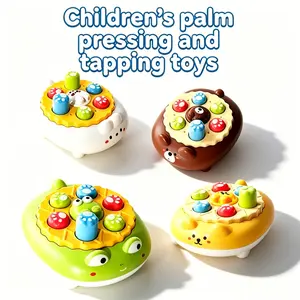 Interactive Animal Button Pairing Cognitive Tapping And Pressing Toy - Suitable Boys And Girls Number/Letter Pairing, Durable Learning Game, Hand-Eye Coordination And Speed Development, Fun Birthday Gifts