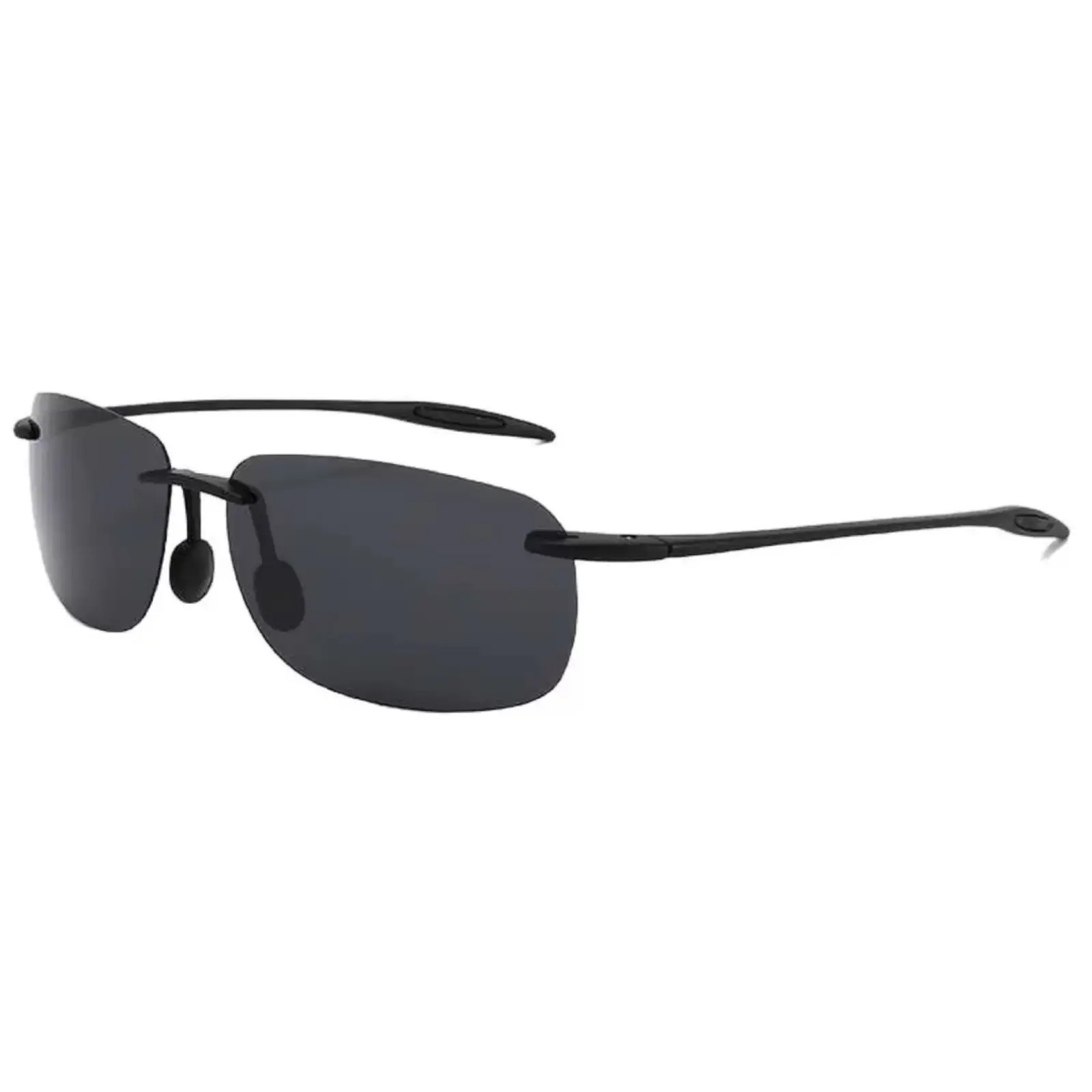 Ultra-Light Rimless Sport Sunglasses for Men & Women, Polarized Lightweight Eyewear with UV400 Protection for Driving & Outdoor Use, Polarized Lens, Driving / Ootd, Sporty Chic, Chic Sports Eyewear