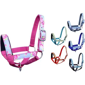 Double Layer Heavy Duty Padded Overlay Printed Nylon Cow Halter - 6 Month Warranty