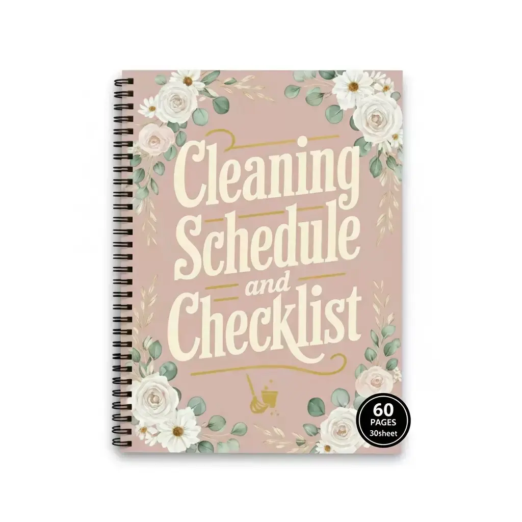 Annual Cleaning Schedule Planner Checklist, Organize Your Home Maintenance, Essential Tool for Efficient Housekeeping, Keep Track of Cleaning Tasks
