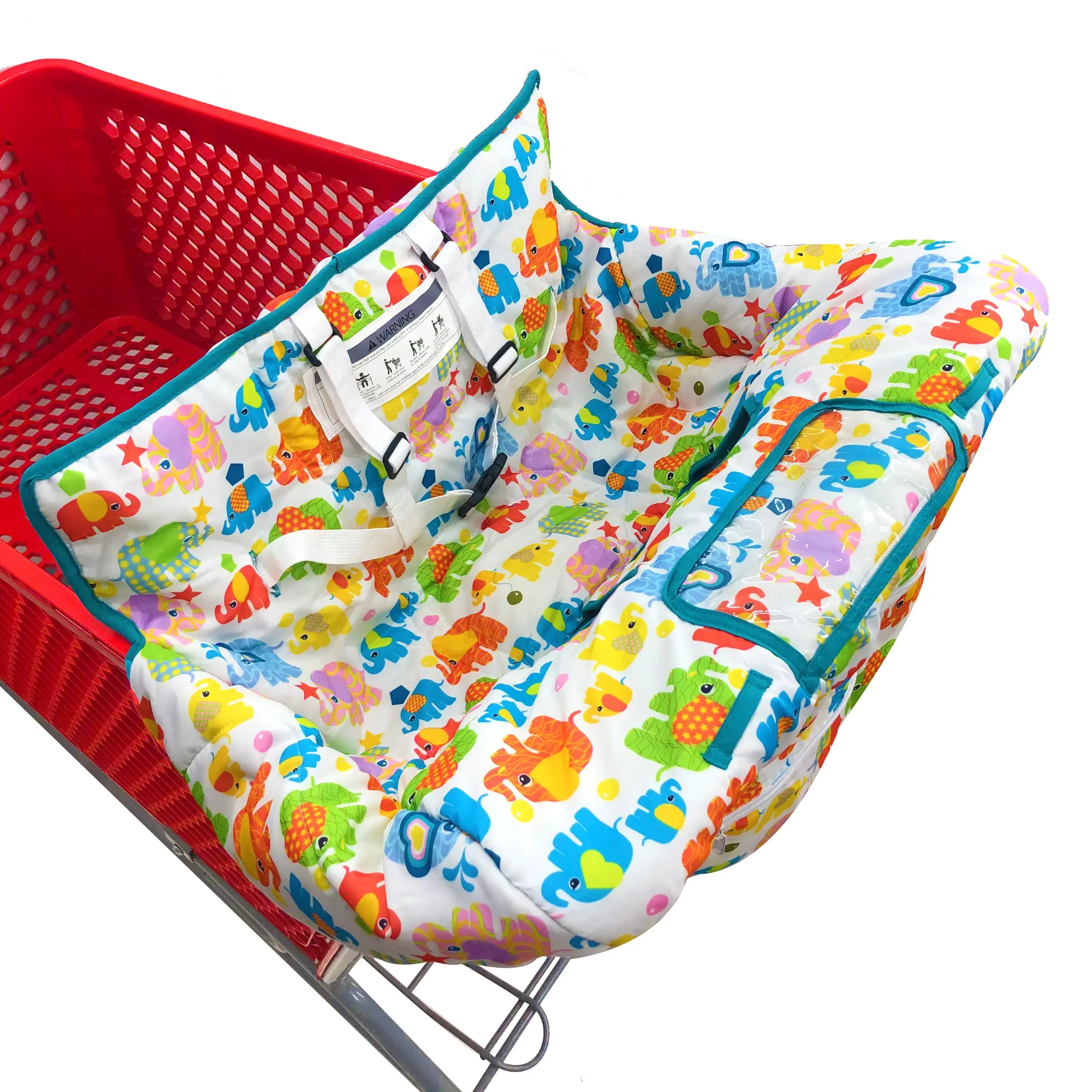 Shopping Cart Seat Cushion, High Chair Cover, Pushcart Protection Pad, Comfortable and Durable, Ideal for Kids' Use