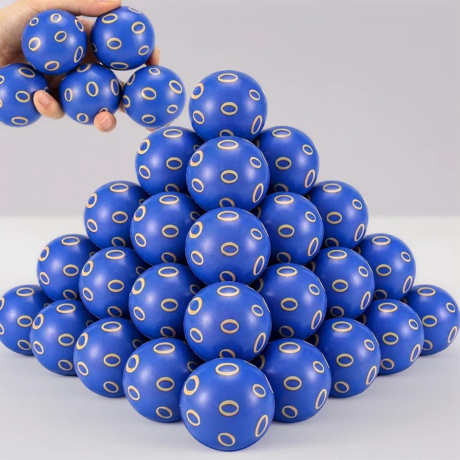 24Pcs Unisex Hedgehog Squishy Balls - Squeeze Toys for Goodie Bags, Decoration Supplies, Hedgehog Birthday Party Favors, Carnival Prize Rewards