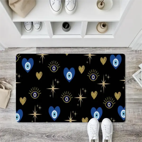 Door Mat For Front Door Non Slip Waterproof Welcome Mat Indoor Outdoor Absorbent Entryway Rug Modern Luxury Kitchen Bathroom Hallway Mat homeessentials