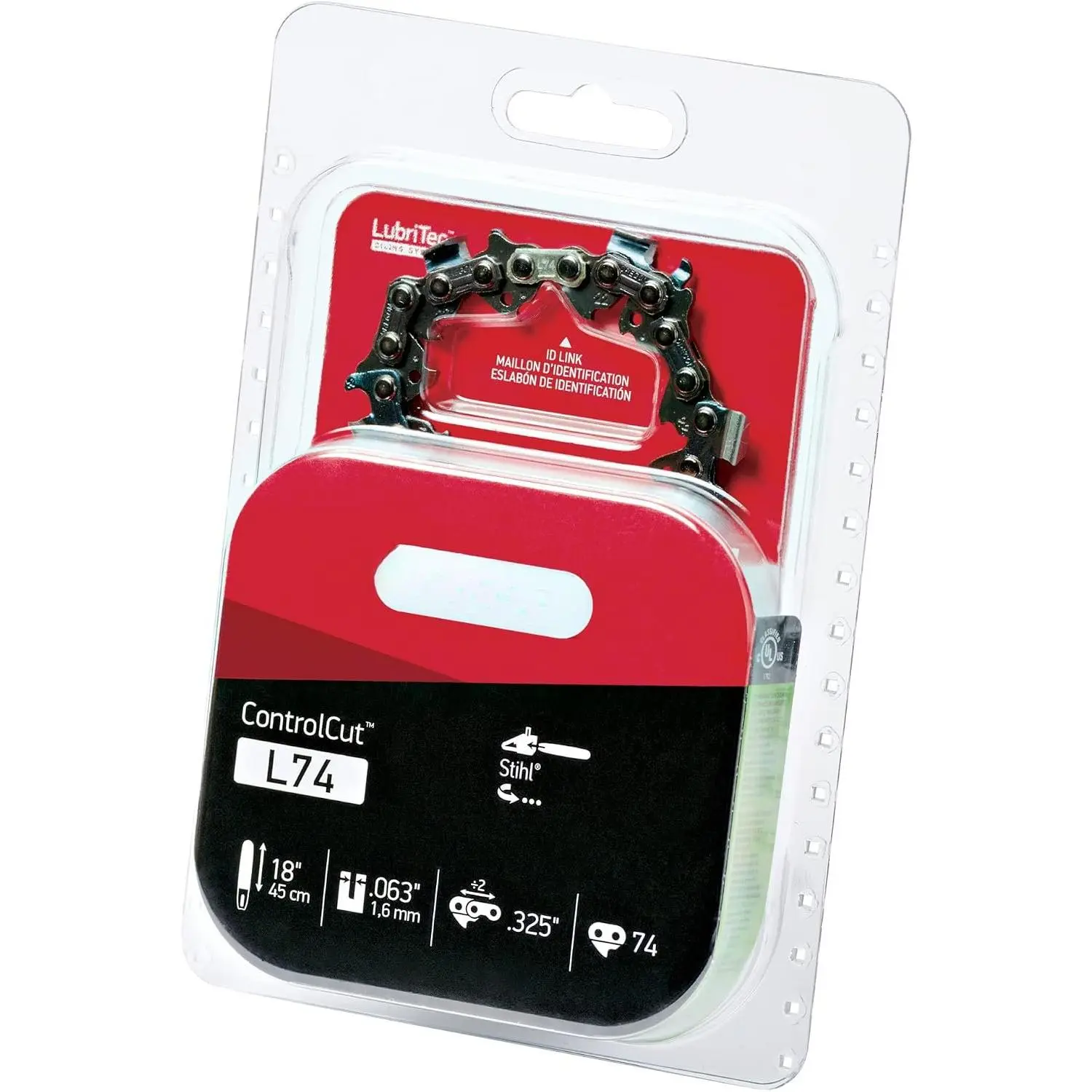 Chain for 18" Bar, .325" Pitch, .063" Gauge, 74 Drive Links | ControlCut   Chain, Fits Several Stihl Models