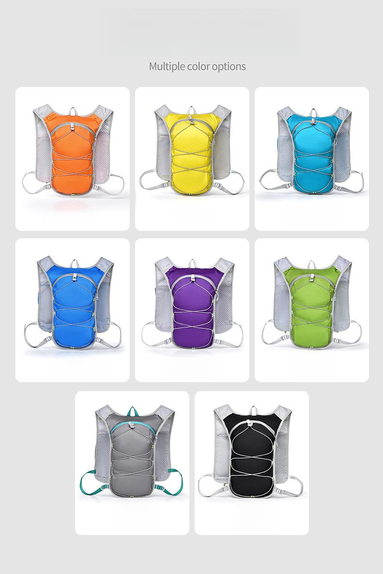 Lightweight Hydration Vest Backpack, Breathable Running Hiking Cycling Bag with Large Capacity, Outdoor Water Bladder Pack for Trail Running Camping