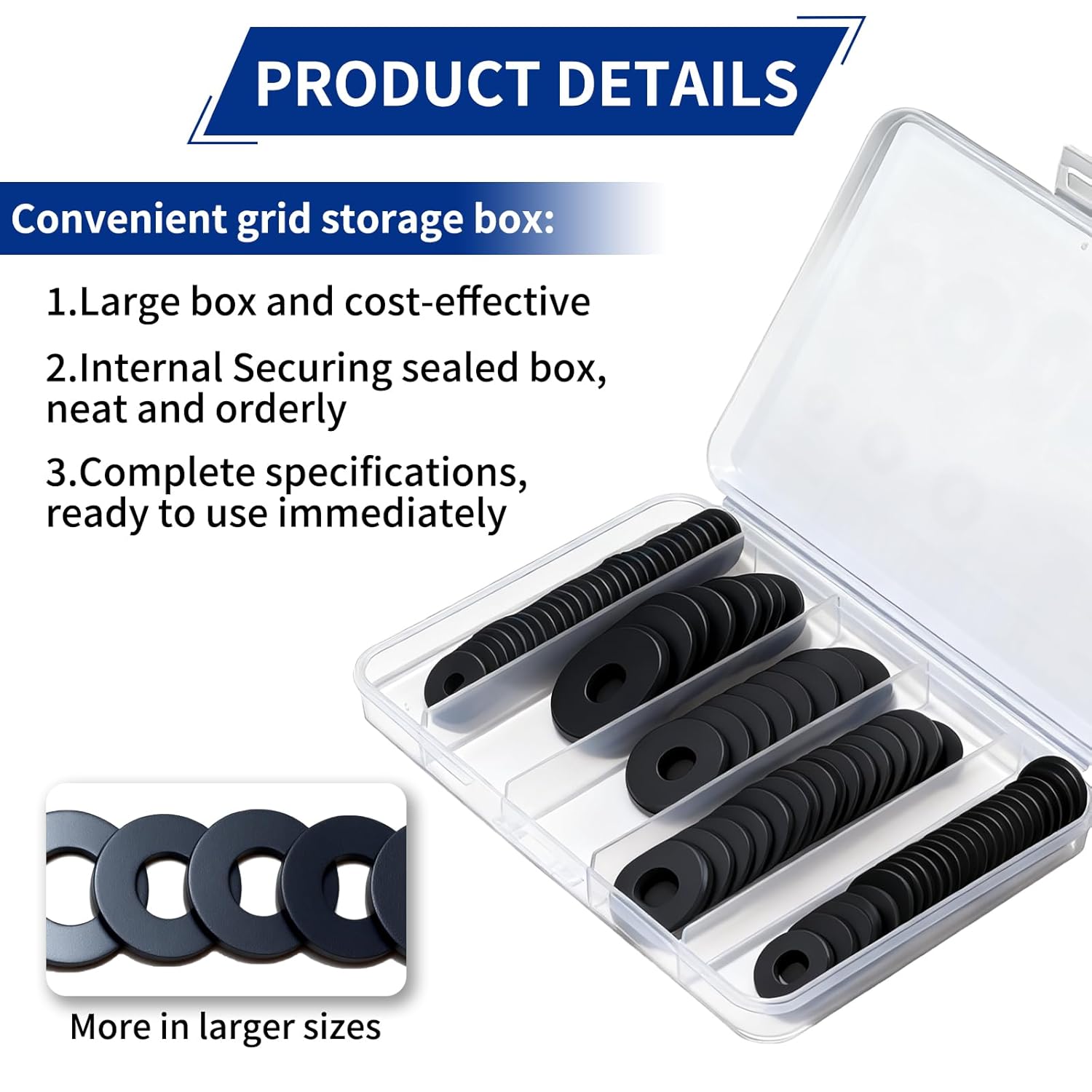 85 count Flat Rubber Washers Assortment Kit,16/18/20/25/30mm Black Washer,Vibration Absorbing Pads Sealing Rubber Washers for Faucets Garden Screws Hose Plumbing Shower - 5 Sizes 85 count Flat Rubber Washers Assortment Kit,16/18/20/25/30mm Black Washer,Vibration Absorbing Pads Sealing Rubber Washers for Faucets Garden Screws Hose Plumbing Shower - 5 Sizes