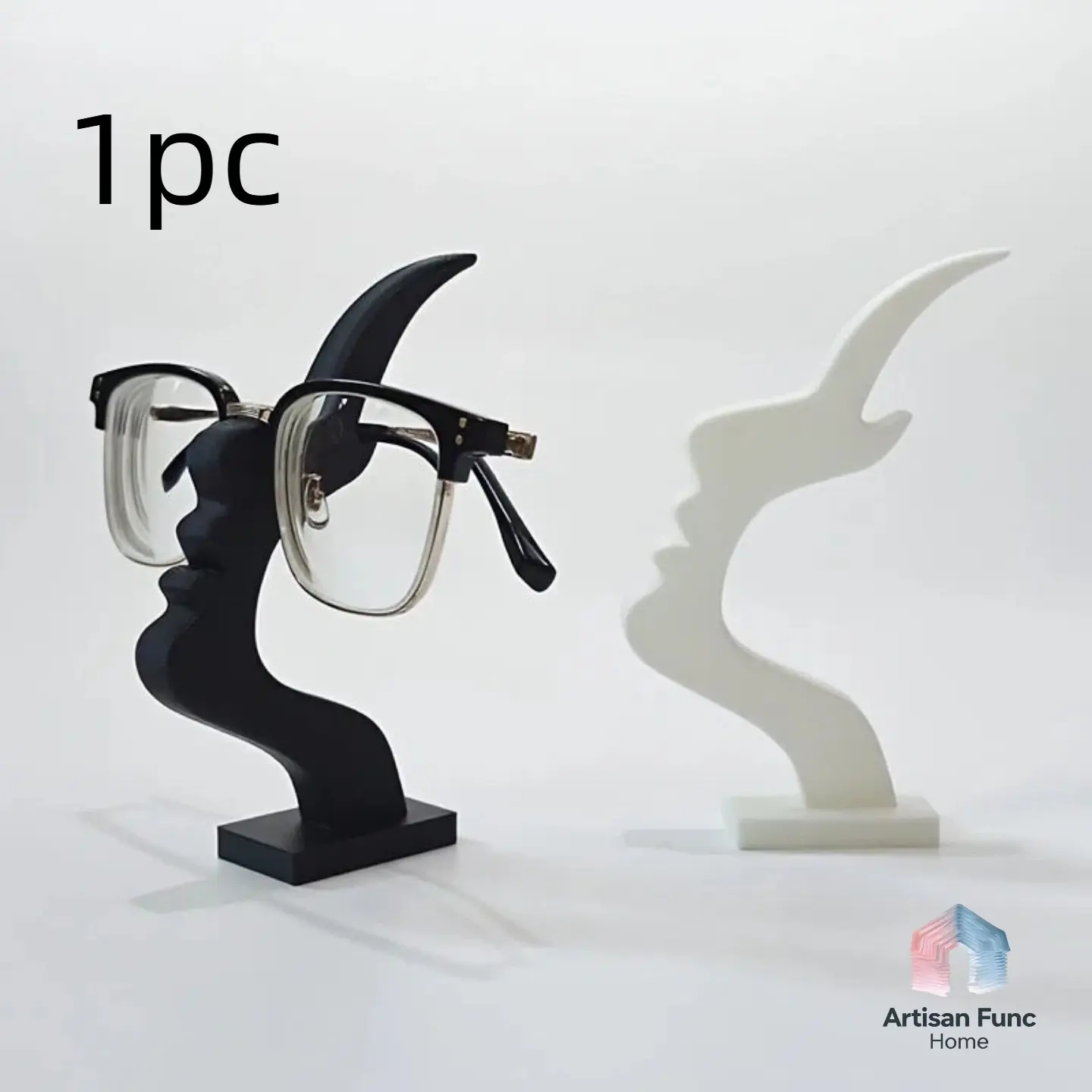 1pc 3D Printed Eyeglass Frame Ornament, Unique Decorative Piece, High-Quality 3D Printing Craftsmanship, Ideal for Display
