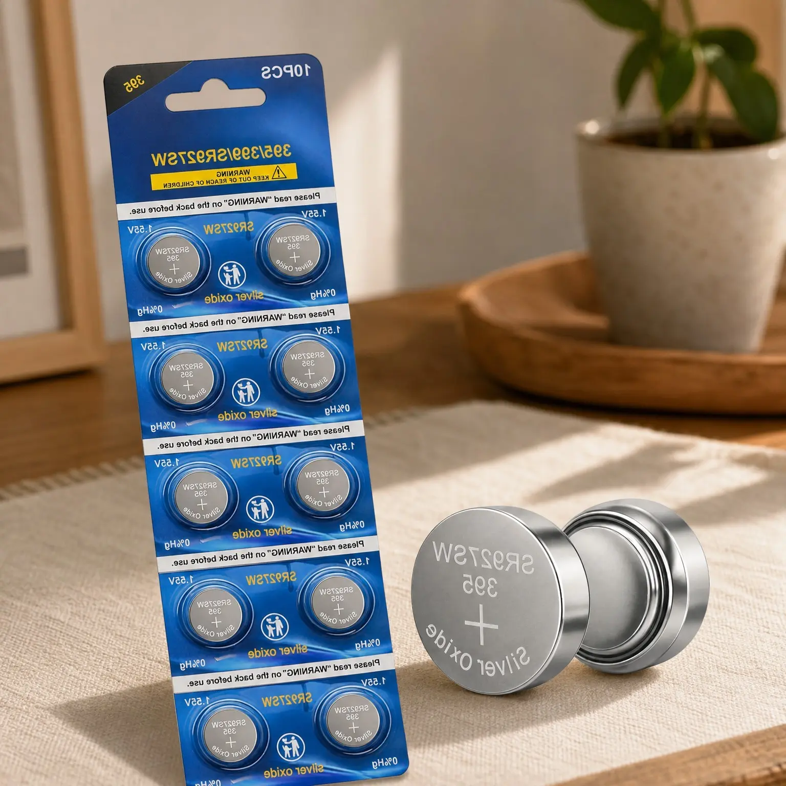 10 Pack SR927SW 395 399 LR927 AG7 1.55V Silver Oxide Watch BatteriesGift