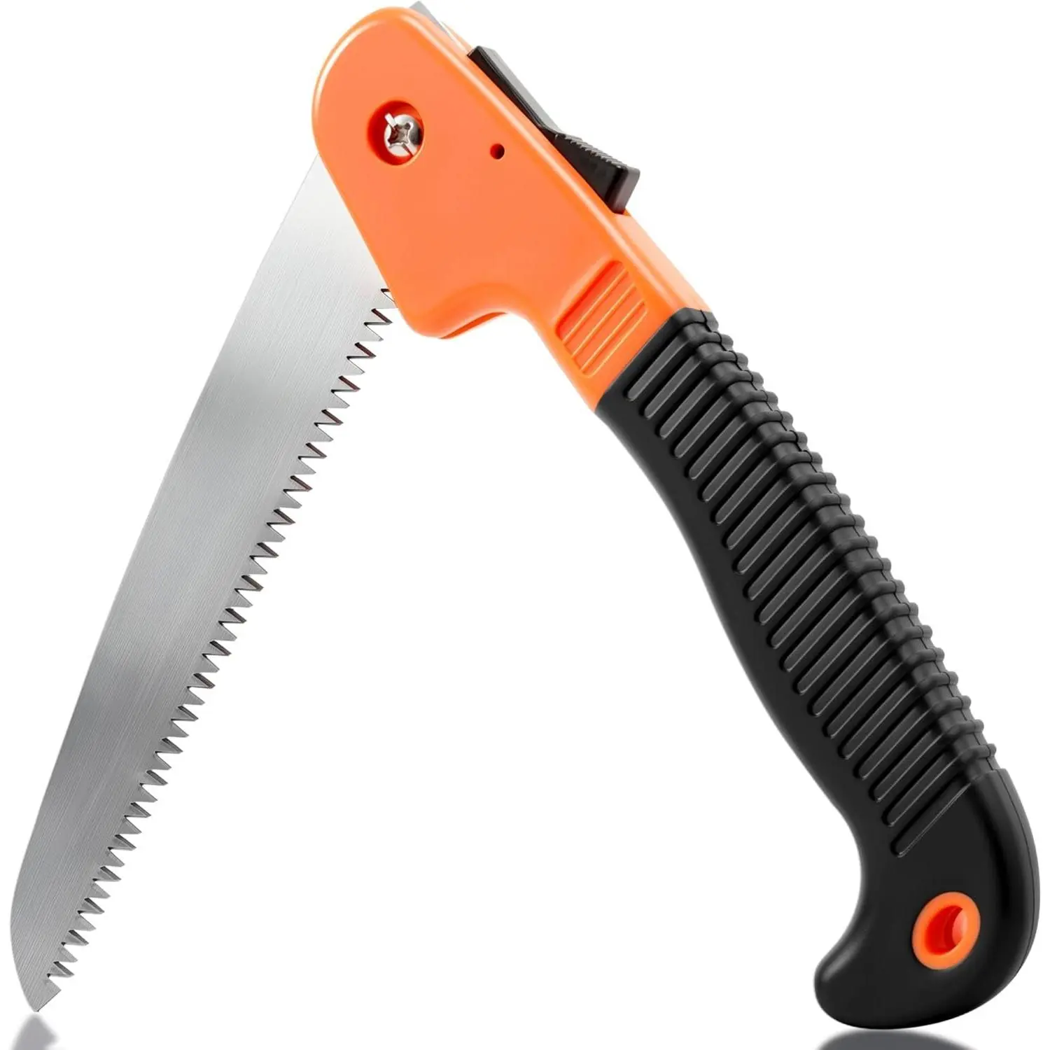 Pruning , 7-inch Heavy Duty Folding Hand  with Safety Hand Guard, Portable Camping  with Triple-cut Razor  for Tree Trimming,  , Camping, Gardening, Hiking, Landscaping