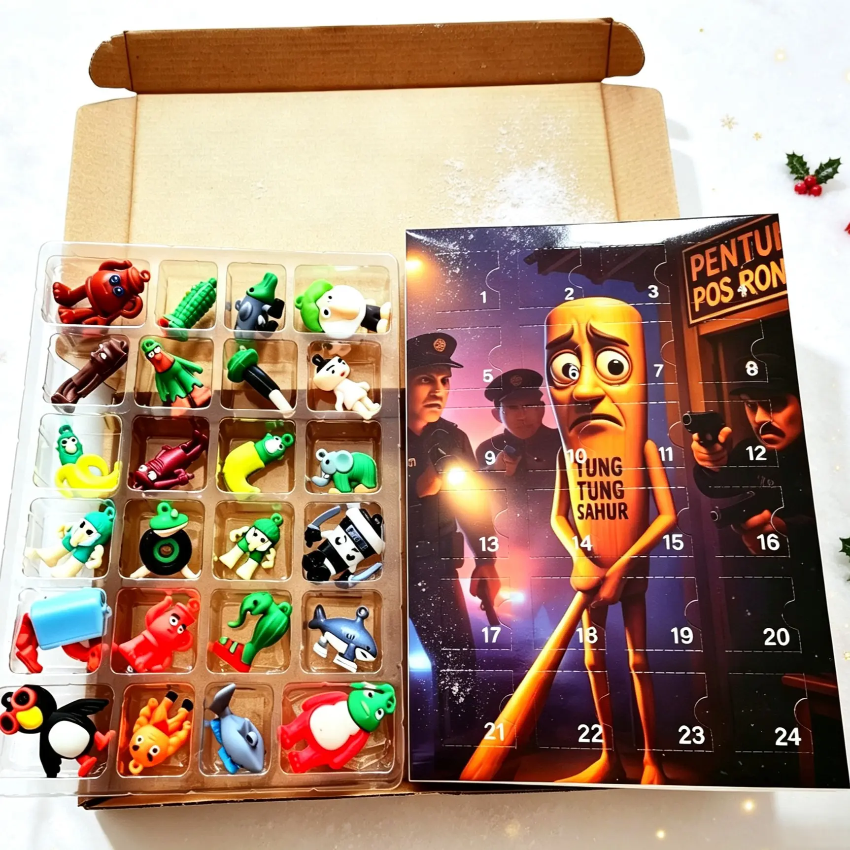 Advent Calendar 2027 for Kids,24 Days of Surprise Countdown Calendar with 24pcs figurines for Boys & Girls,Gifts for Valentine's Day Easter Basket Stuffers, Fun Christmas Party Favors for Kids