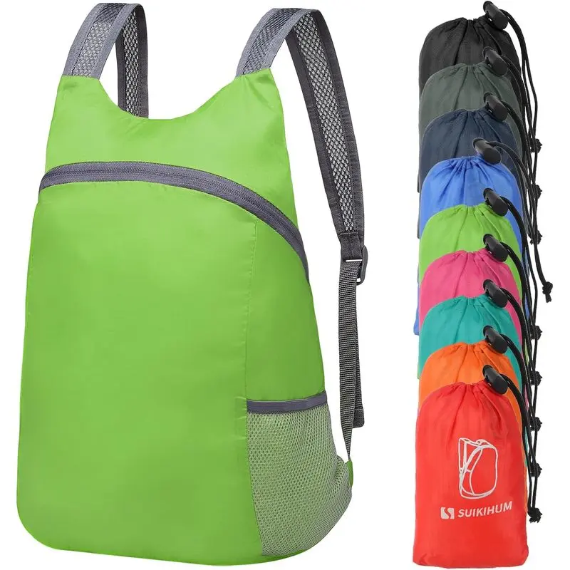 Outdoor store 20L Ultra Hiking-Daypack Lightweight Foldable Travel Packable Backpack for Camping Cycling Outdoor,green